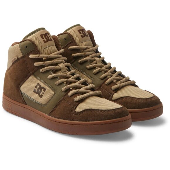 DC Men's Manteca 4 Hi WR High-Top Shoes in Dark Chocolate/Military, size 12 - Picture 15 of 15